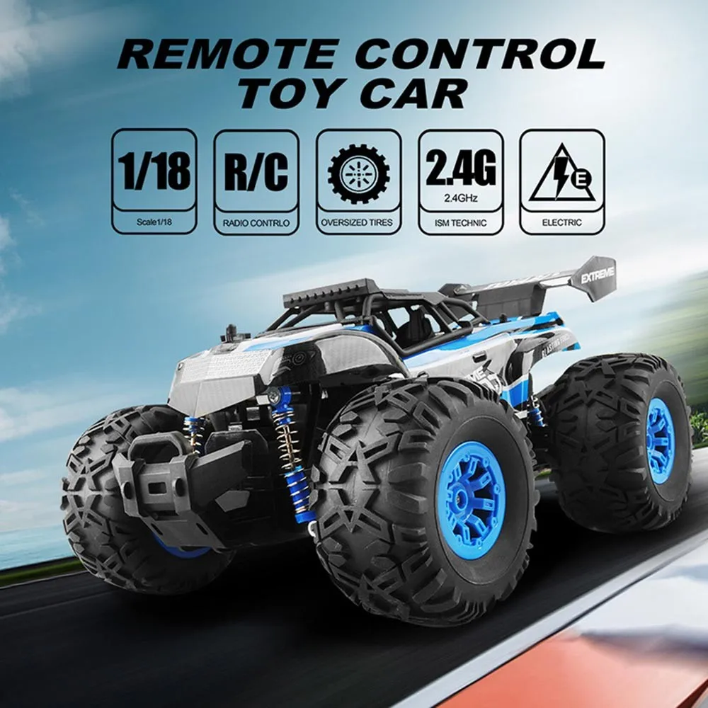 Радиоуправляемая машина 2 4G 1/18 Monster Truck автомобиль с дистанционным управлением