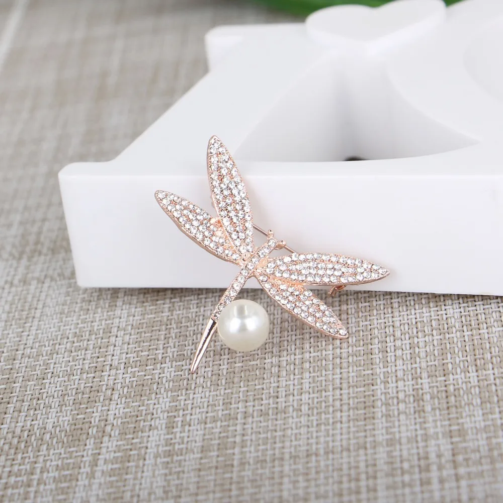 Креативная Брошь Стрекоза ювелирные изделия для женщин/мужчин модные брошь на