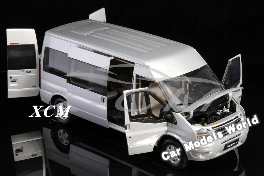 Литья под давлением модель автомобиля для Jiangling Transit 1:18 (серебристый) + небольшой