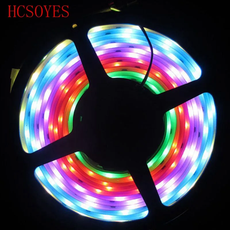 5 м RGB Мечта Магическая Светодиодная лента DC12V 6803 IC IP67 водонепроницаемая светодиодная лента 5050 SMD 150 светодиодный гибкий свет+ 133 программа RF контроллер