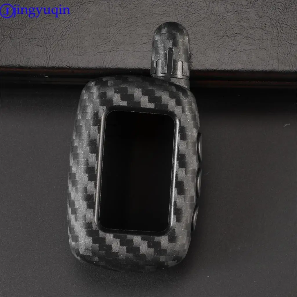Силиконовый чехол для ключей jingyuqin из карбона Starline A6 A9 A8 двусторонняя