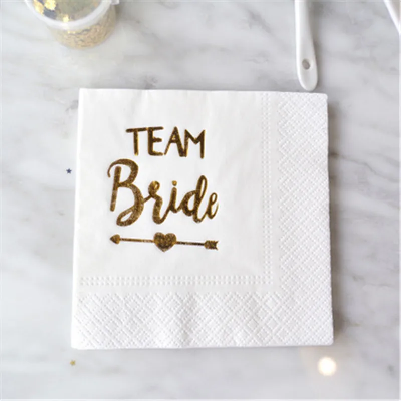 Горячая золотая бумажная салфетка для дня рождения 10 дюймов салфетки мальчиков и