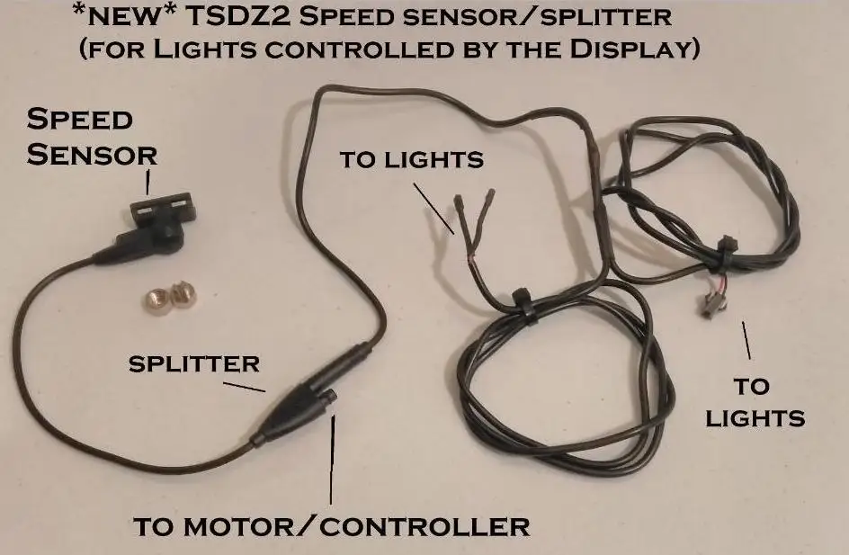 Передняя фара постоянного тока tsdz2 tongsheng 6 в для bafang BBSHD BBS02B BBS01B TSDZ2 комплект