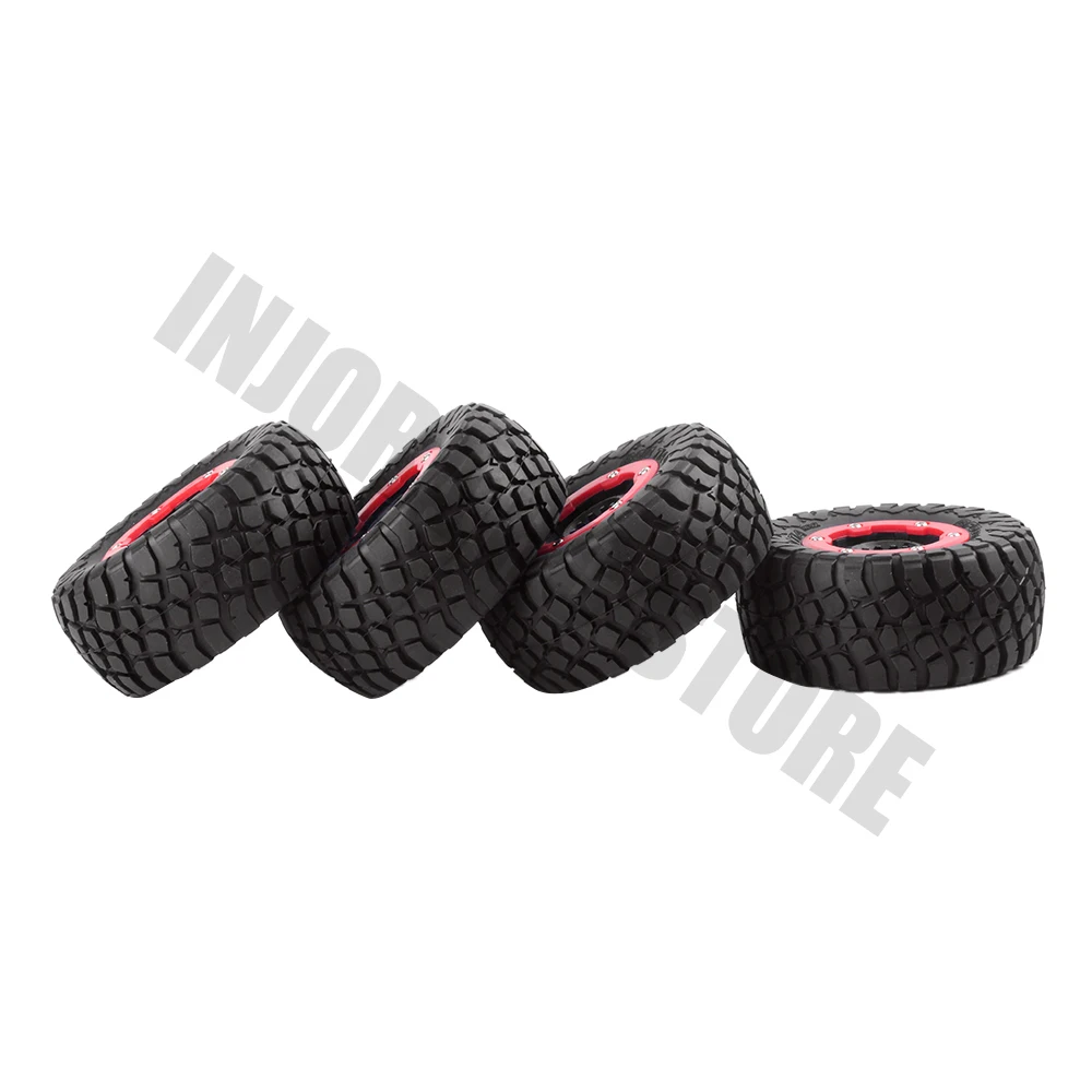 4 шт./компл. обода колеса и резиновые шины Traxxas для 1/10 RC короткофокусный автомобиль