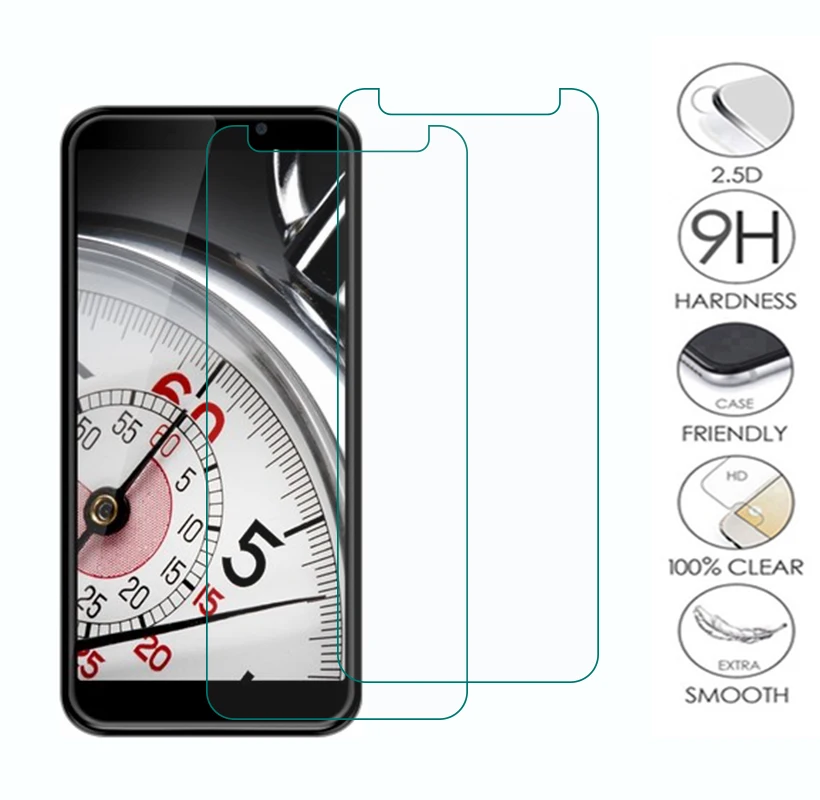 Закаленное стекло 9H для Jinga Joy PRO Optim 4G Pass Start A502 Защитная пленка экрана 2 шт. |