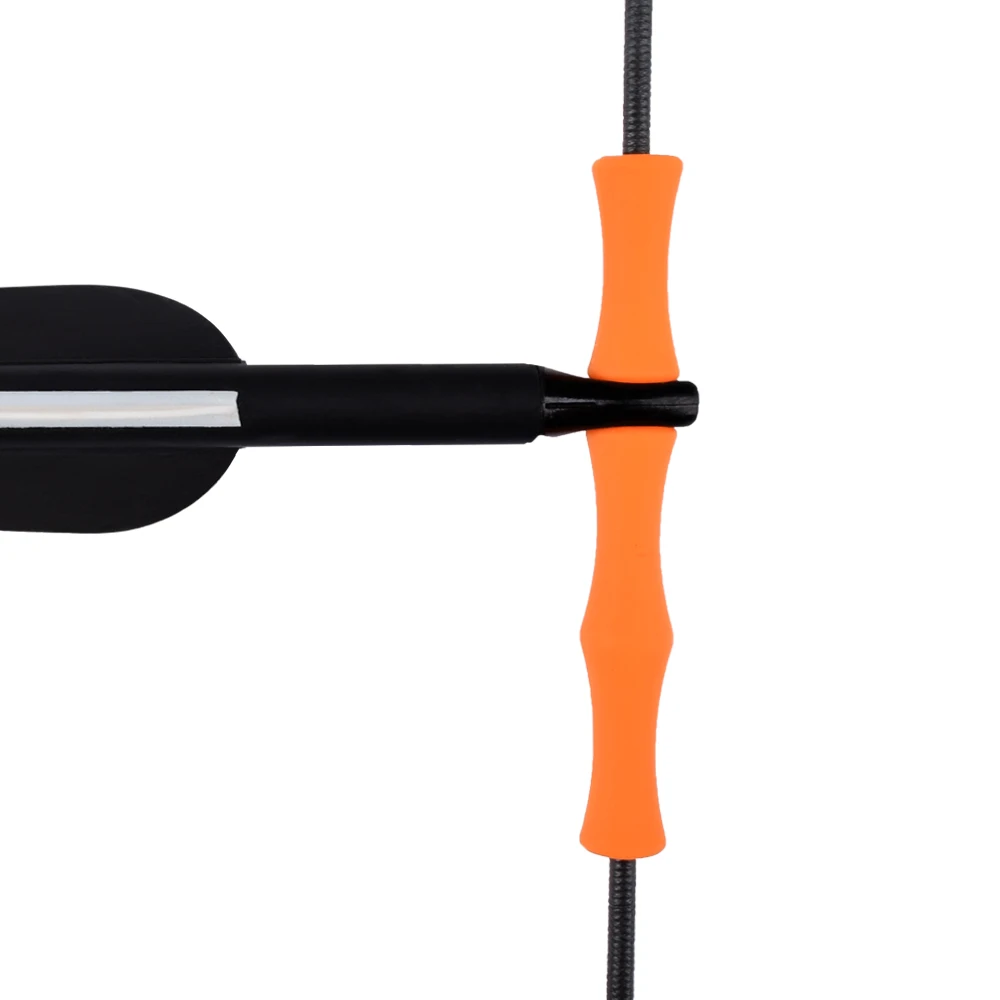 5 цветов Защитный чехол для пальца Bowstring защитный силиконовый спуск стрельбы из