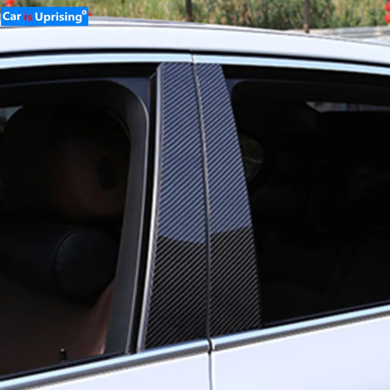 Новинка автомобильные наклейки на окна автомобиля из углеродного волокна B C