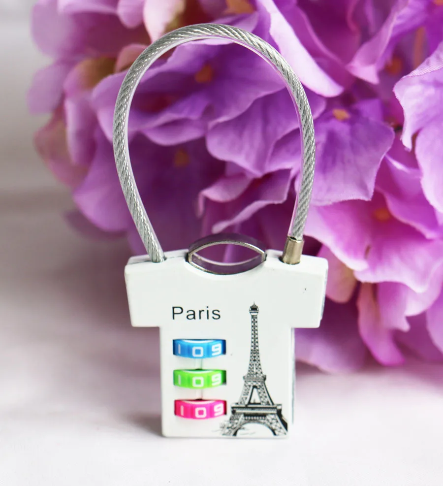 Цинковый сплав TSA 3 цифровая комбинация чемодан для путешествий сумка висячий