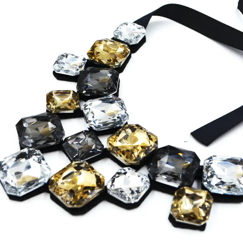 Новинка 2018 яркое женское ожерелье чокер с лентой ожерелье|jewelry for women|crystal