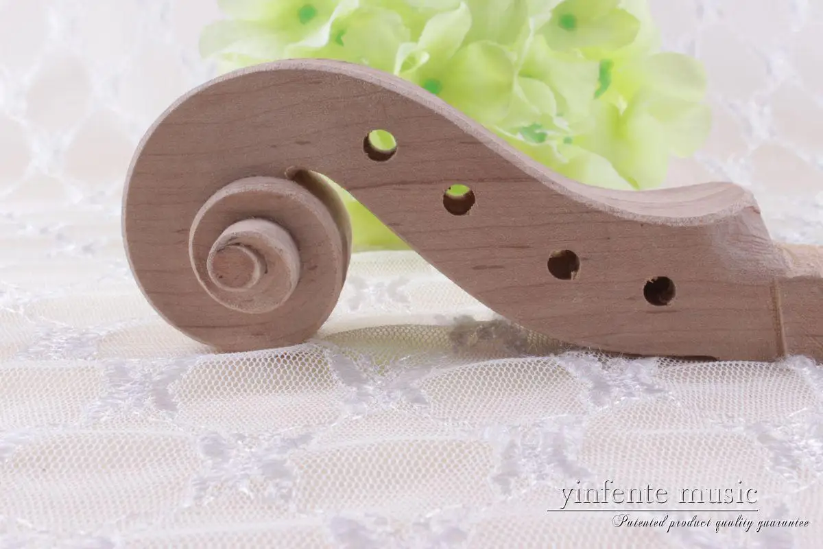 

1X4/4 скрипки шеи ручной резной клен деревянные части высокое качество