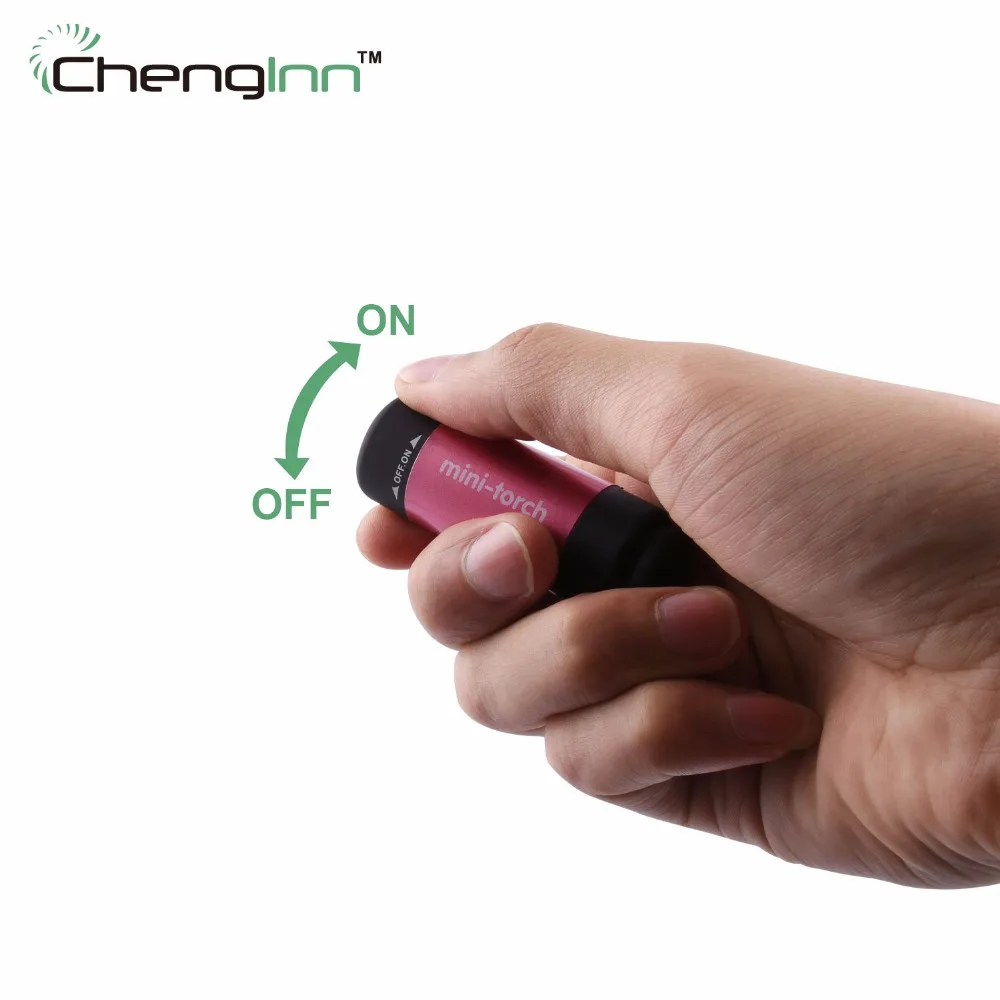 Chenglnn Usb мини брелок фонарик перезаряжаемый водонепроницаемый карманный