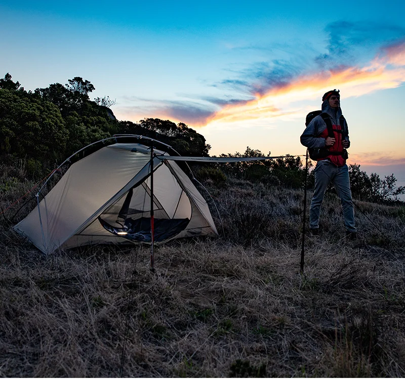 Naturehike 930 г одиночный тент Водонепроницаемый Сверхлегкий палатки Открытый Кемпинг однослойный туристический тент с ковриком NH18W001-K