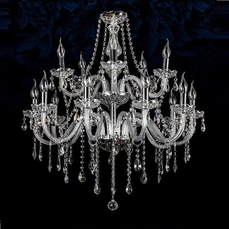 Современная хрустальная люстра, домашнее освещение, люстры de cristal, украшение, роскошная свеча, люстра, подвески, лампа для гостиной, для помещений