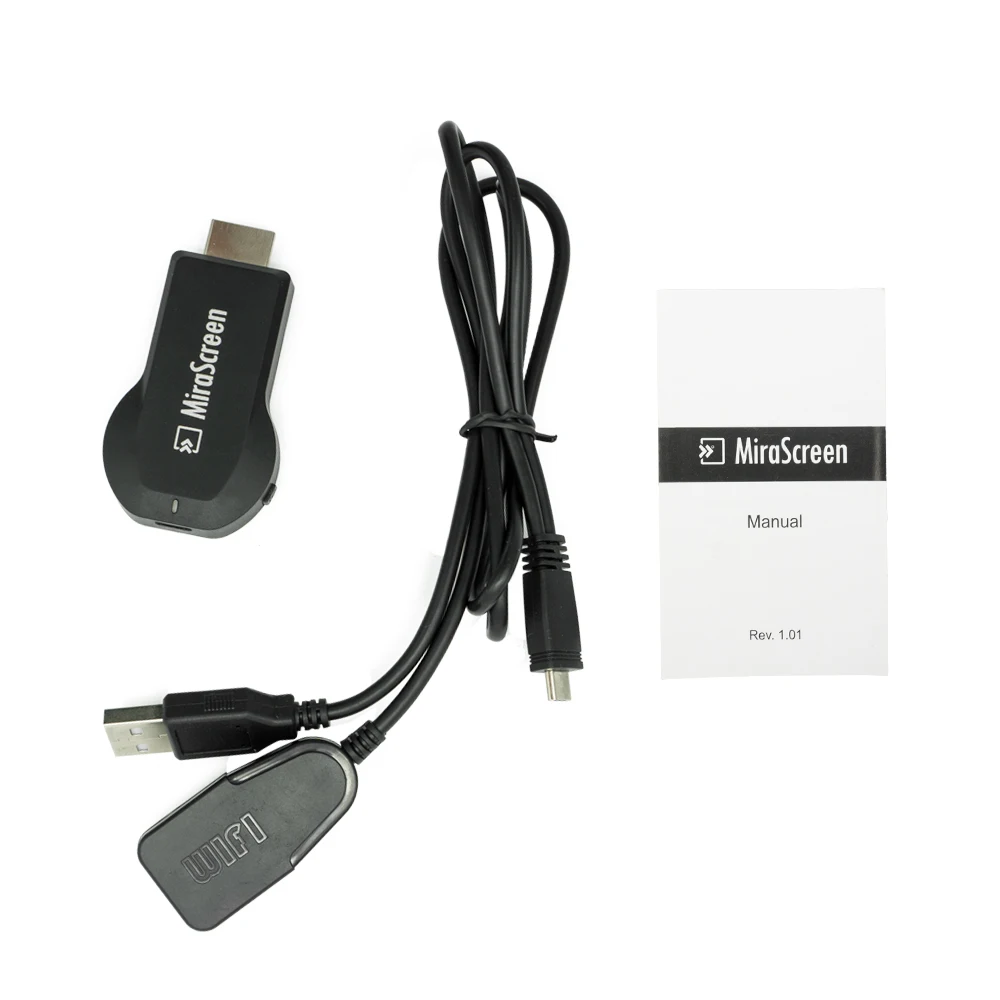 100 Pcs Wholesale Price Wireless Dongle TV Stick HDMI Mirascreen 2.4G Wifi Receiver Support iOS Android Arplay Miracast | Электроника