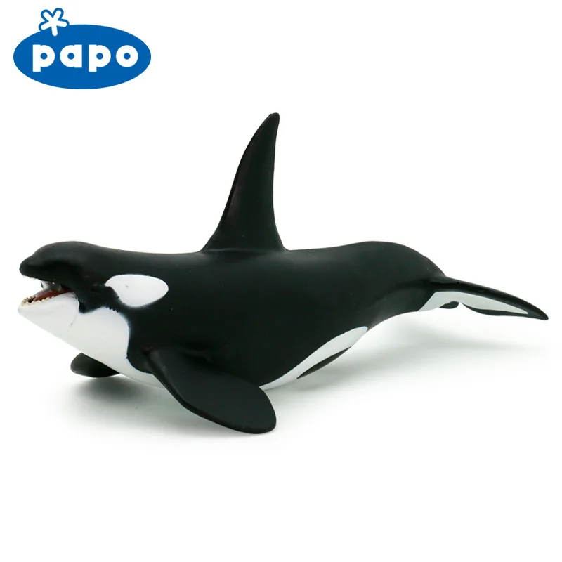 Papo ocean animal искусственная модель животного убийца КИТ ребенок ручная работа |