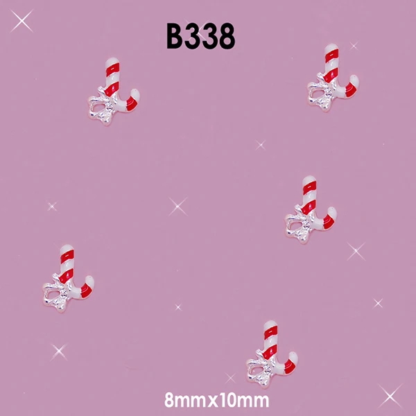 

100PCS Alloy 3D Nail Art Rhinestone Christmas Gadget For UV Gel Nail Art Tips Cell Phone Decortaion