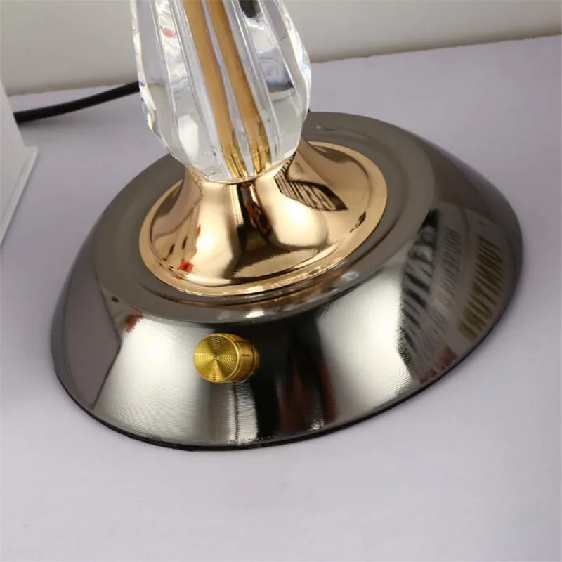 American Country Fashion Crystal Milk White Glass Led E27*2 Table Lamp for Living Room Bedroom Bedside AC 80-265V 1306 | Освещение