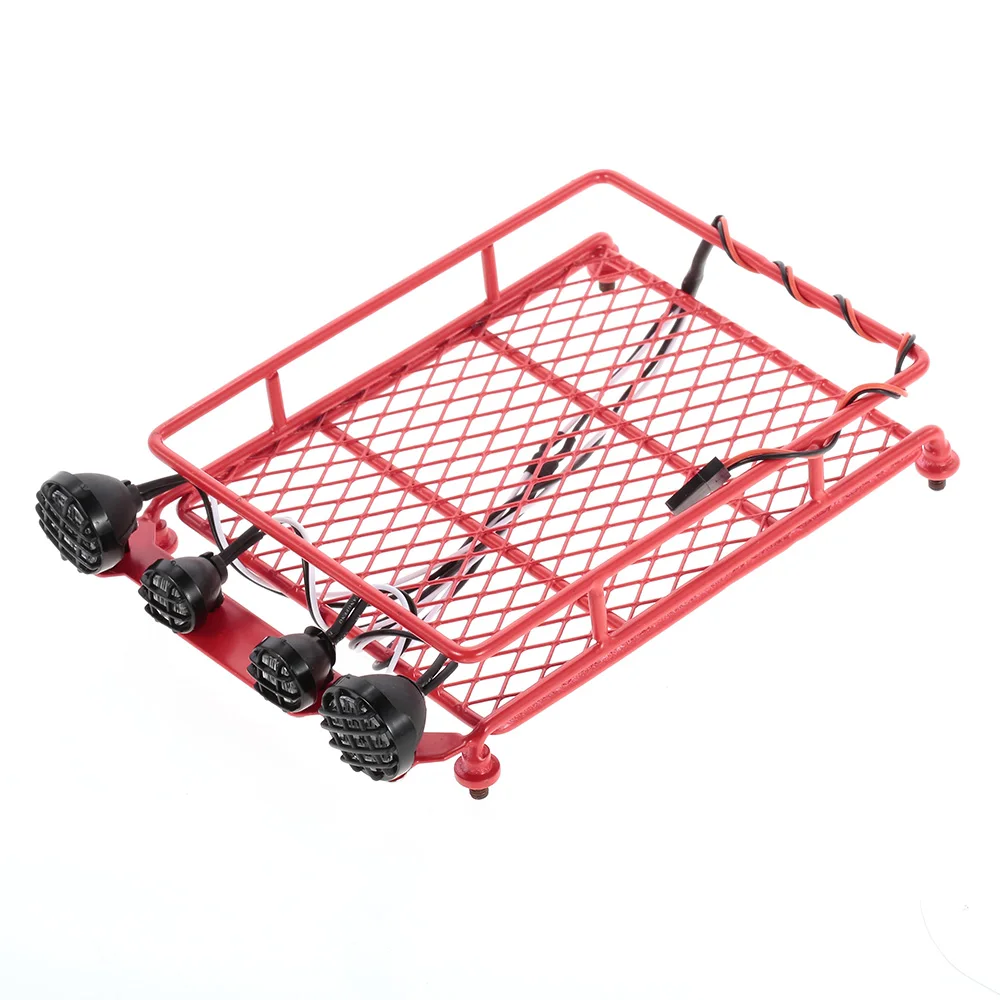 Багажник на крыше Перевозчик со светодиодной лампой бар для 1/10 MonsterTruck RC