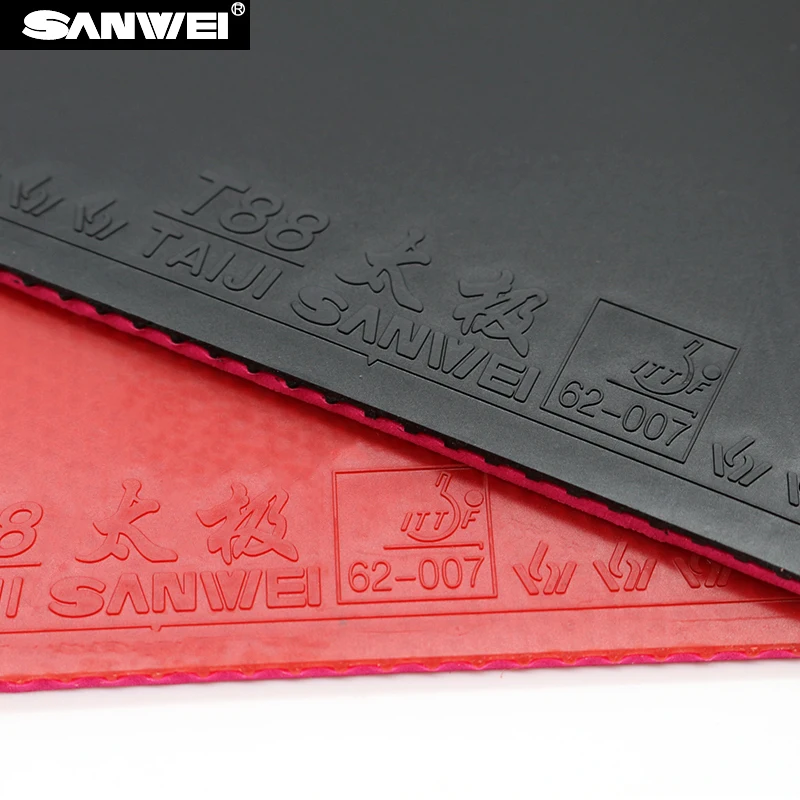 Новинка 2017 резинка для настольного тенниса SANWEI TAIJI (TAICHI) PLUS 40 + (полуклейкая