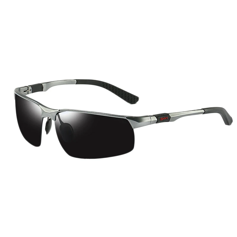 Очки солнцезащитные Мужские поляризационные модные солнечные очки квадратной