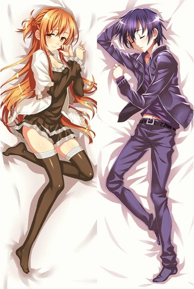 

sword art online (SAO) anime Characters yuna & asuna pillow cover gun gale online GGO body Pillowcase Dakimakura