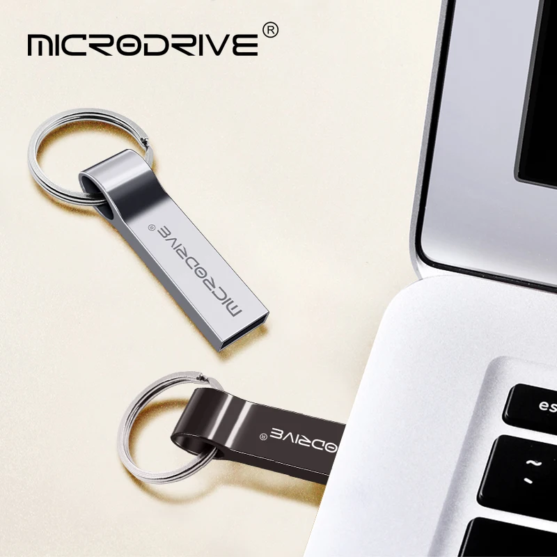 USB 2 0 металлический флеш накопитель 32 Гб 64 16 ГБ 8 внешняя карта памяти с кольцом для