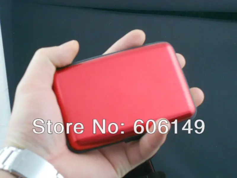 6 новых алюминиевых кошельков кошелек чехол для удостоверения личности и