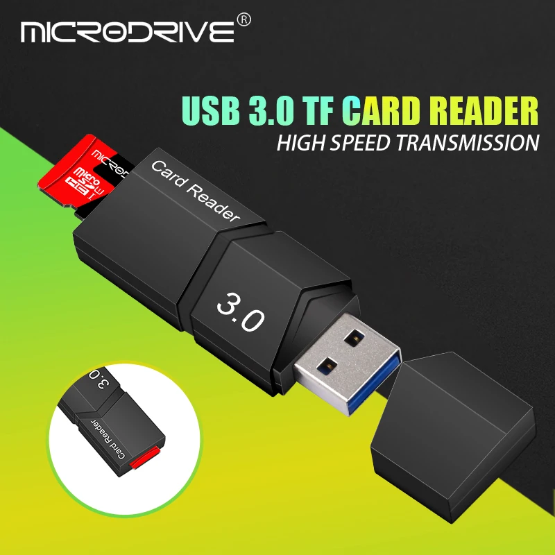 Устройство для чтения карт MicroDrive micro sd USB 3 0|Картридеры| |