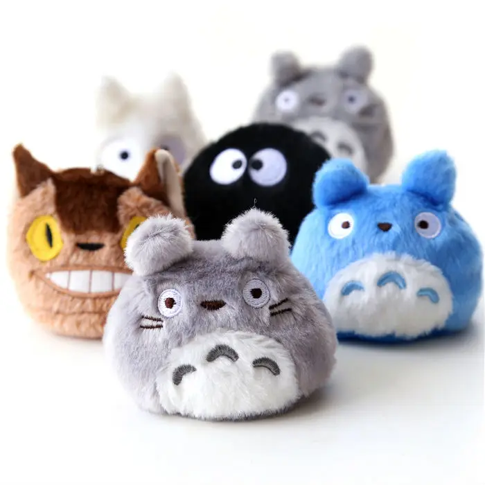 6 шт./партия Tonari no Totoro Плюшевые игрушки Аниме Мой сосед Тоторо Fairydust кошка автобус