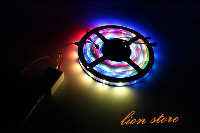 Индивидуальная адресная белая печатная плата 5 м/лот DC5V WS2812B led pixel srip IP67 30 шт. WS2812B/M