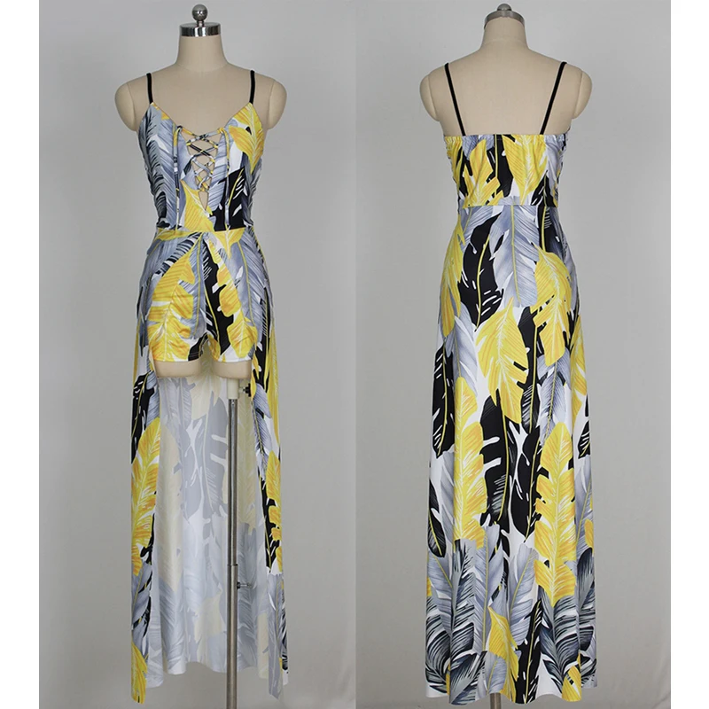 2019 Boho Летнее кружевное Длинное Платье женское на бретелях с открытой спиной