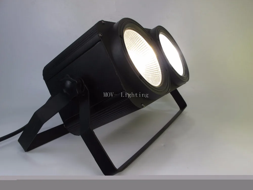 Led аудитория COB Blinder светильник 2 глаза 200 Вт для сцены ТВ студии церкви