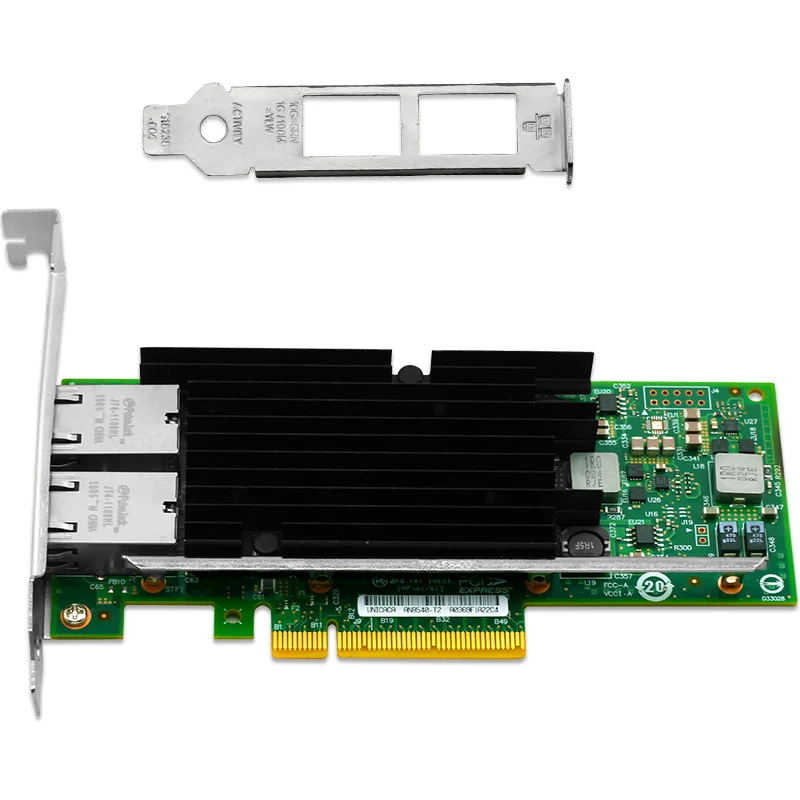 ARUENTEX X540-T2 сети Gigabit Ethernet Server Adapter Dual-port RJ45 PCI-E X8 Intel X540 чип | Компьютеры и офис