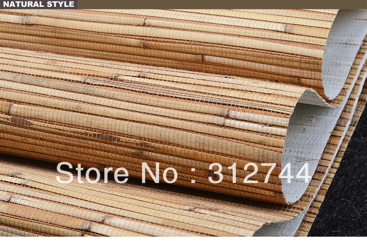 Пастбище бамбуковый натуральный текстиль чайный клуб обои для украшения дома