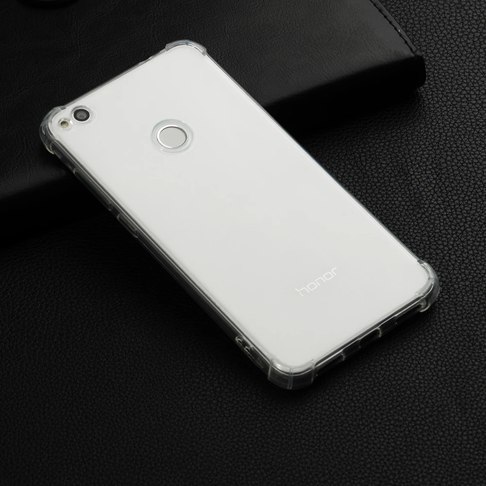 Чехол для Huawei P8 Lite 2017 ТПУ Силиконовый противоударный прозрачный чехол аксессуары