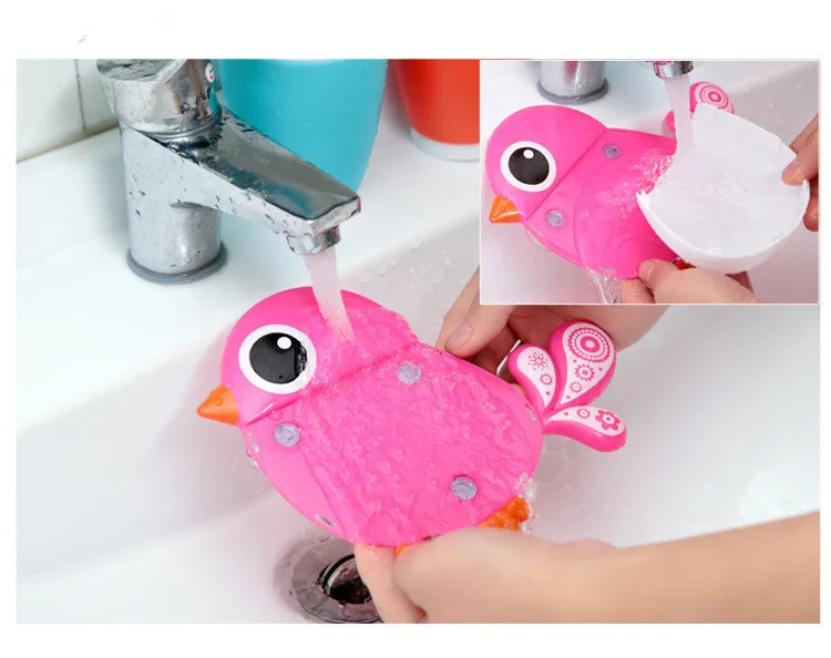 

1PC Random Color Bathroom Accessories Plastic Toothbrush Holder Bird Pattern Suction Cup Toothbrush Storage Home Organizer 0533