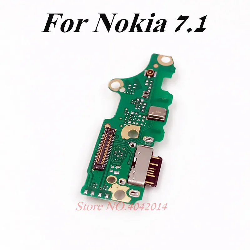 1 шт. оригинальный зарядный USB порт + гибкий кабель для микрофона Nokia 7 TA 1095 замена