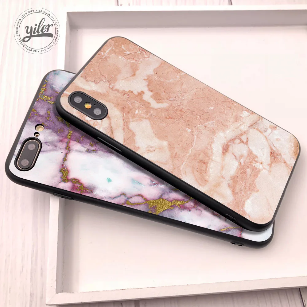 Модный мраморный гранит для Funda iPhone 7 8 Plus чехол силиконовый чехол для iPhone XS 11 Pro Max XR SE 5S 6 8 Plus чехол для телефона s