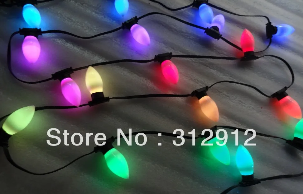 50 узлов DC12V WS2811 LED technicolor pixel водонепроницаемый полный цвет с гладкой крышкой milky