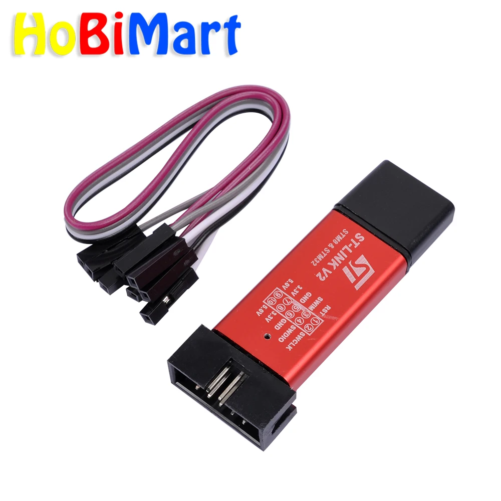1 шт. ST LINK Stlink ST-Link V2 Mini STM8 STM32 симулятор скачать программист Программирование с