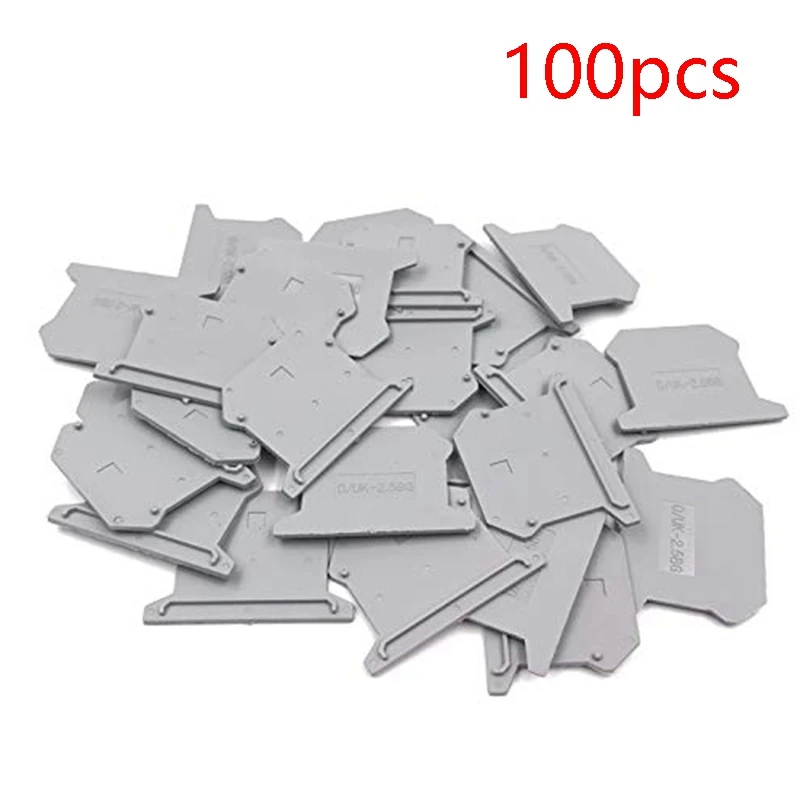 D/Uk-2.5Bg Din Rail Mounted Terminal Block End Cover (Pack Of 100) | Электроника