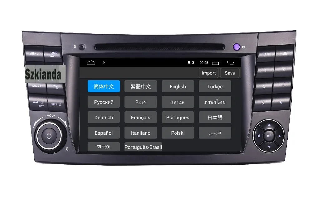 Новейший Android 9,0 ips Сенсорный автомобильный dvd-плеер с экраном для Mercedes Benz E-Class W211 E200 E220 E300 E350 четырехъядерный Wifi радио