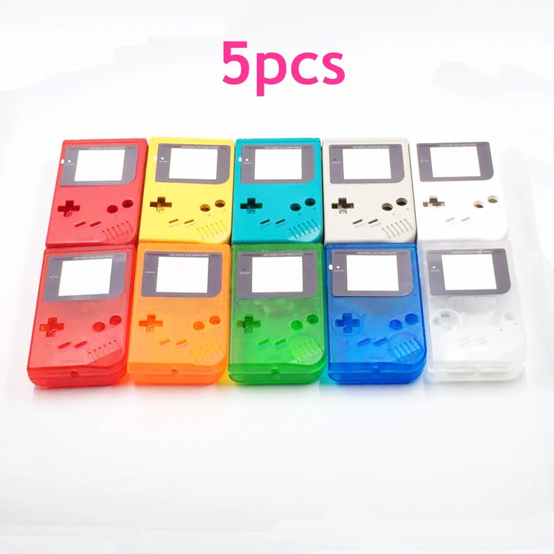 5 шт. корпус Корпус чехол Замена для Gameboy классический ГБ DMG GBO серый цвет полный