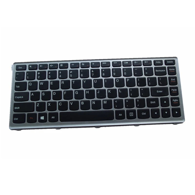 GZEELE новая клавиатура для ноутбука LENOVO S400 S435 S410 M40-70 S405 S305 S300 S400T S415 нам Серебряный раскладка клавиатуры