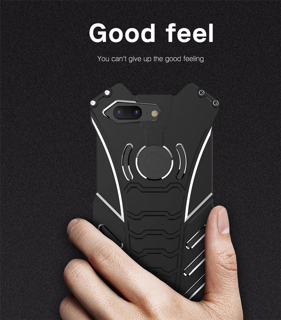 Oneplus 5 t R-JUST серия Бэтмен роскошный Doom сверхмощный бронированный металлический алюминиевый чехол для One Plus Oneplus 5 t Oneplus 5 t сумки