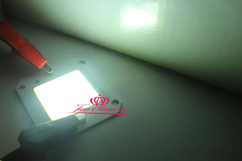 100 шт. 50 Вт Чистый белый 6000 К Высокая мощность COB LED 32В 125ма для DIY прожектор | Лампы и