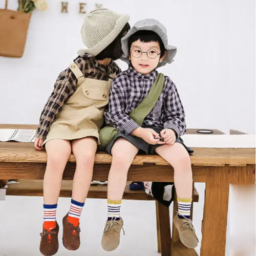 Модные носки для мальчиков и девочек 5 шт. в упаковке новинка милые хлопковые