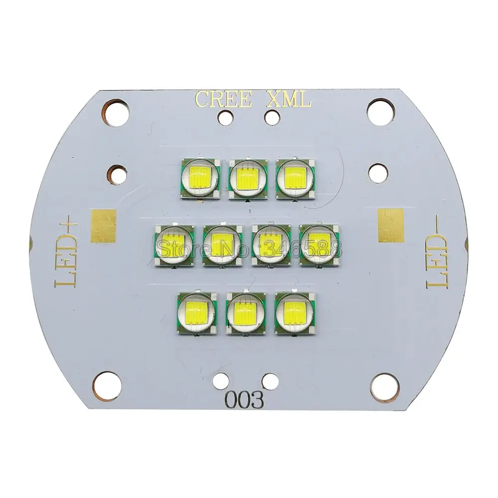 Cree XLamp 100 Вт XM L XML T6 холодный белый теплый нейтральный королевский синий DC 30 В 36 3A