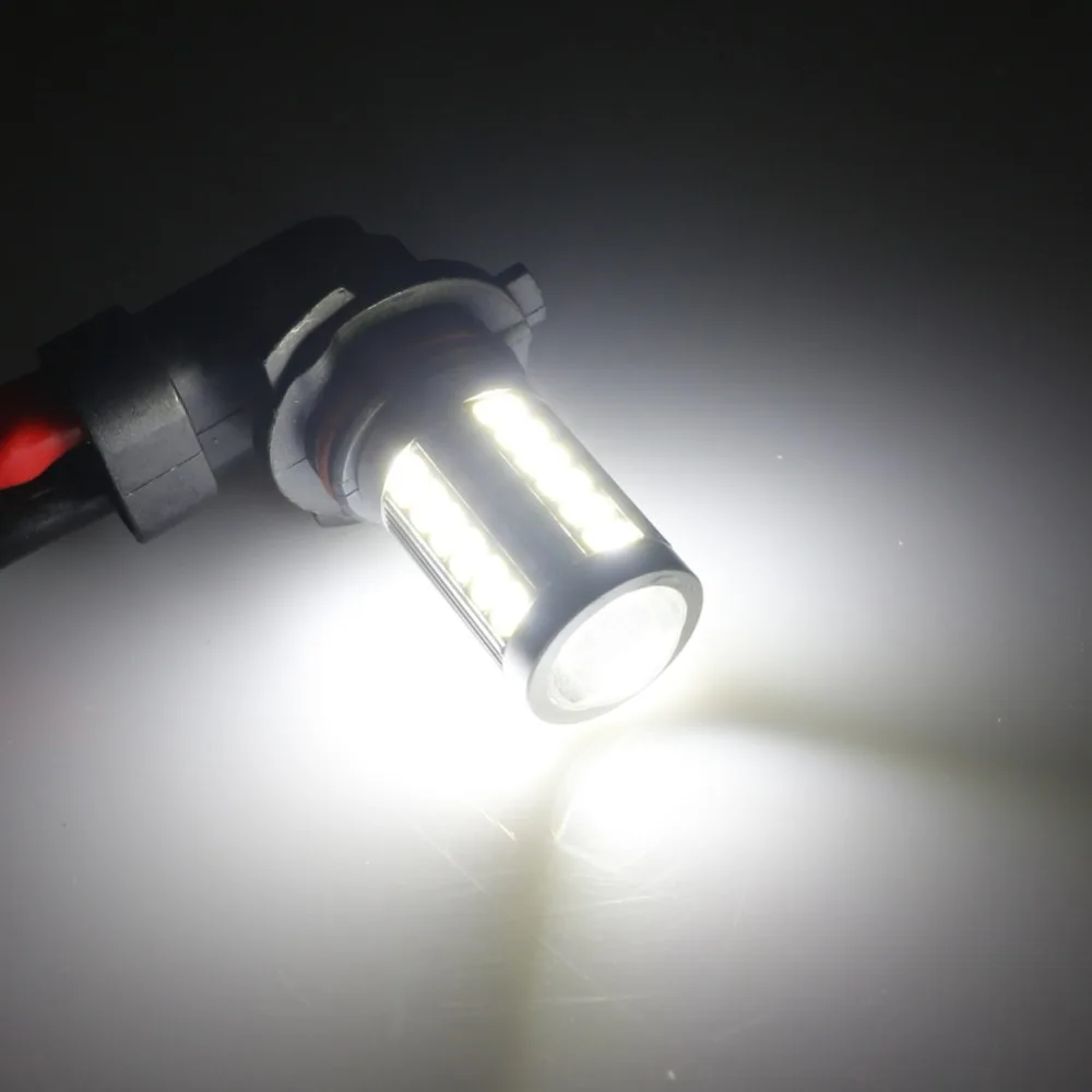 2 шт. Автомобильный светодиодный противотуманный фонарь H8 H11 9005 9006 T20 33SMD ходовой