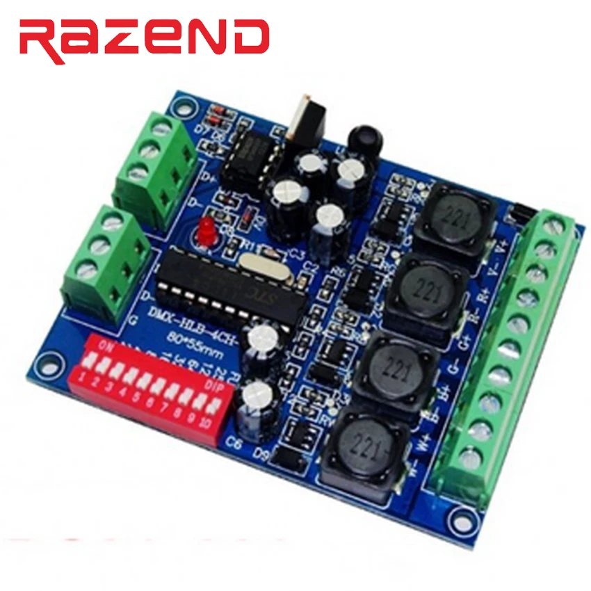 Светодиодный прожектор DMX512 декодер постоянного тока RGBW мА 4 канала для